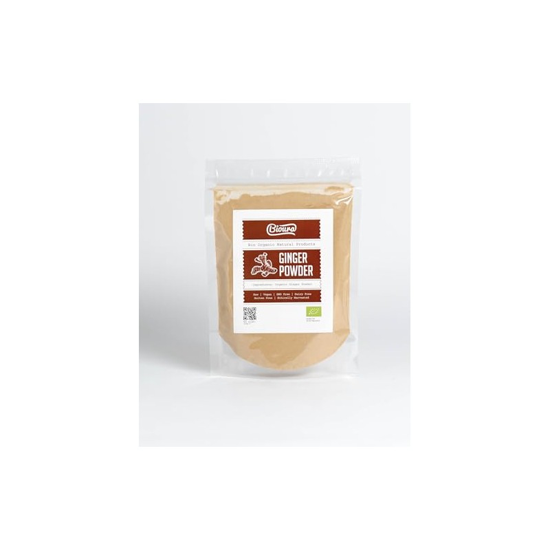 Bioura Organic Ceylon Ginger Powder 100g, Rich Aroma, Unique Flavour,