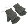 USB Warmer Heated Gloves Flip Half Fingerless Electronic Knitted Hand
