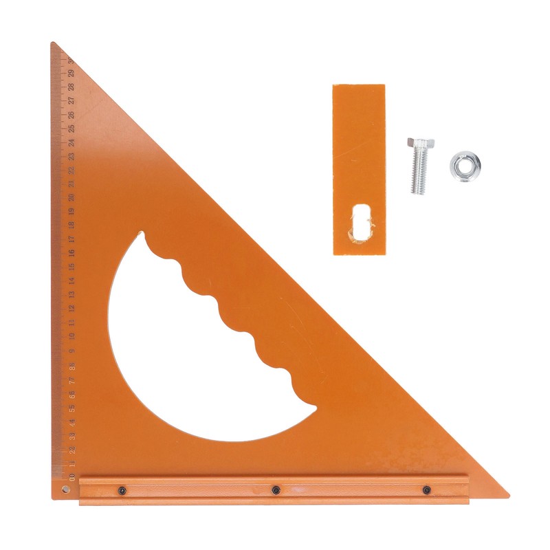 31 X 31cm Woodworking Triangle Ruler High Accuracy 90° Right