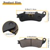 Yerbay Brake Pads Front/Rear for Honda XL 1000 Varadero Non