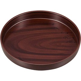 Ishida Obon Tray, Round Tray, 11.8 inches (30 cm), Heian Heather