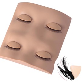 Pretty memory 2 Layer Lash Mannequin Head, Realistic Eyelash Mannequin Head