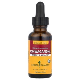 Herb Farm Ashwagandha Alcohol Free 30ml (1 fl oz), HBP03226, 1 ea, 30ml / 허브팜 아슈와간다 알코올 무함유 30ml(1fl oz), HBP03226, 1개, 30ml
