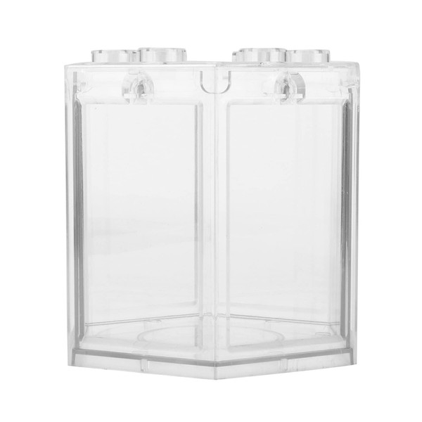 Small Hexagon Shape Superimposable Portable Mini Fish Tank for Betta,