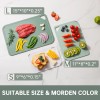 thetchry Plastic Cutting Board Set of 3 Large-Small Chopping Boards