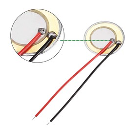 sourcing map 5 Pcs Piezo Discs 20mm Acoustic Pickup Transducer Microphone Trigger Element CBG Guitar