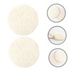 BIUDECO 10pcs Natural Loofah Facial Exfoliating Sponge for Deep Cleansing