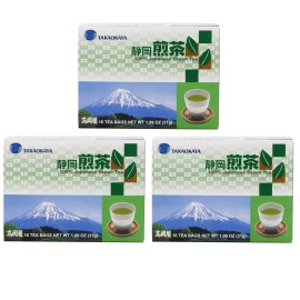 Takaokaya 3 BOX Takaokaya SENCHA Japanese Sen-Cha Green Tea total 48 Tea Bag Made in Japan