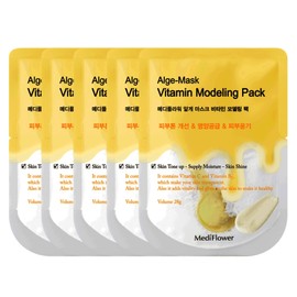 Diatomaceous Earth Disposable Modeling Pack Pouch Vitamin 28g 5-Pack / 규조토 일회용 모델링팩 파우치 비타민 28g 5개입