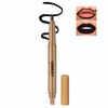 Matte Black Lip Liner,Waterproof and Long Lasting Lip Pencil Highly