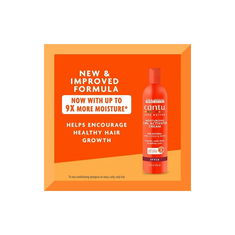 Cantu Crema Hidratante Activadora De Rulos Rizos 355 Ml