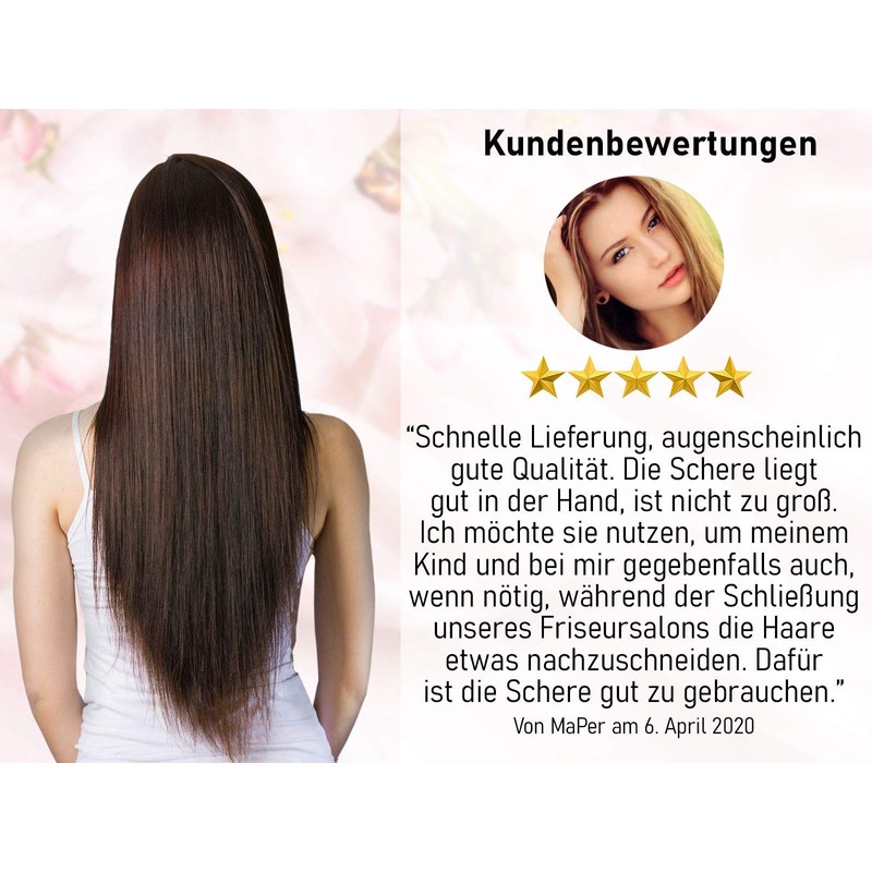 InstrumenteNrw Deutschland ICE-Tempered Hair Scissors with Micro-Serration on One Side