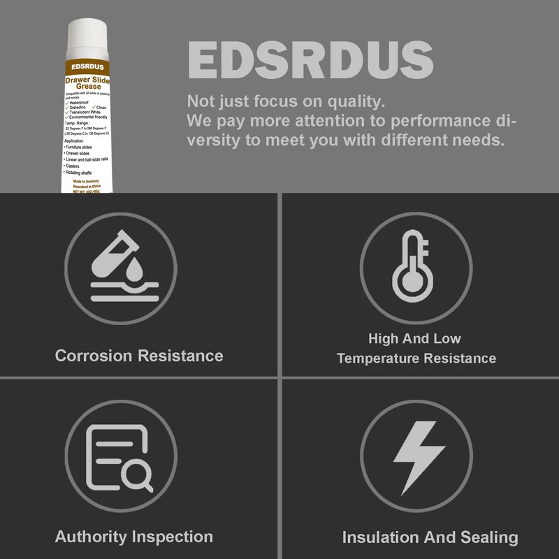 EDSRDUS Drawer Slide Grease Suitable for All Kinds of Furniture
