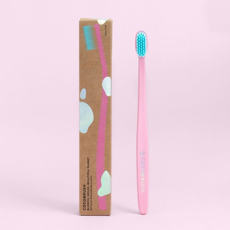 Cocofloss Cocobrush, Ultra-Soft Manual Toothbrush, Dentist-Designed, Gentle on Gums, Made