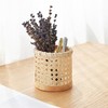 Rattan Pen Holder, Hand Woven Small Wicker Pen Cup Multi-Functional