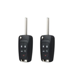 TAVICE Compatible Holden Commodore VF 5 Button Remote Flip Key Blank Shell/Case/Enclosure (2 Pack)