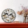 Msyxl Chickadee Birds Wall Clock, Silent Non Ticking 10 Inch