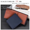 ecoofee Men's Bi-fold Wallet, Genuine Leather, Thin, Box-Shaped Coin Purse,