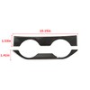 SQQP Center Console Rear Cup Holder Trim Cover, ABS Interior