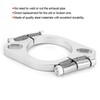 2.5in 63mm Steel Exhaust Flange Flat Oval Split Repair Replacement