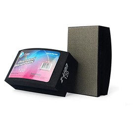 Electroplated Diamond Sanding Blocks Arc Shape Back Polishing Grinding Hand Pads Block for Granite Marble Glass Stone 120 Grit