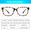 Optifine Reading Glasses Blue Light Blocking for Women Men Square