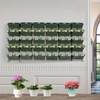 WANLECY Vertical Wall Planter with 30 Pots, Self Watering Vertical