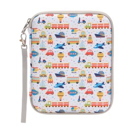 Jeachan Card Case for Yoto cards, Soft Portable Folder with Zipper & 80 Pockets Player & Mini Audiobook Cards, Card Binder Holder with Sleeves for Travel (Vehicle)