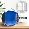 2 x Plugs Diameter 25 mm Polypropylene Polypropylene Fitting for