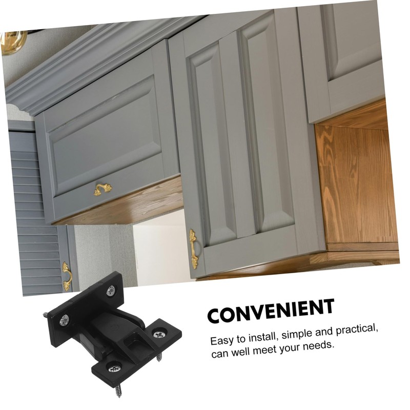 BUGUUYO 10pcs Plastic Furniture Brackets for Quick Fitting Cabinet Connections