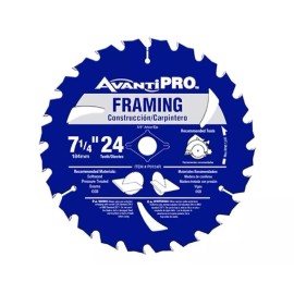 Avanti Pro NEW! AVANTI PRO 7-1/4 in. x 24-Tooth Framing Circular Saw Blade