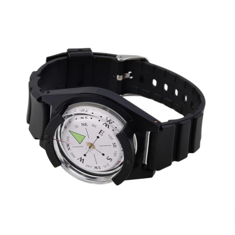 CORHAD Wristband Watchband Compass for Camping Hiking Watch Strap Compass