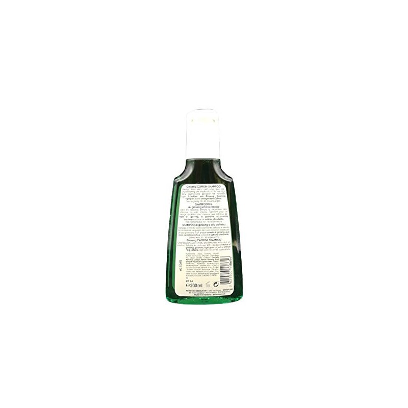 Rausch Ginseng Caffeine Shampoo, with guarana and tiger grass, vegan,