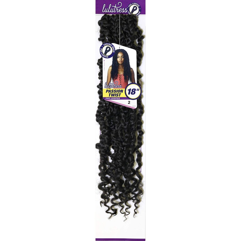 MULTI PACK DEALS! Sensationnel Crochet Braids Lulutress Passion Twist 18"