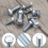 128 Pcs Flat Hex Bolt, Hex Nut & Washer Assortment