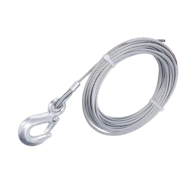 Rope for Winch, Wire Rope with Hook, Stainless Steel Winch