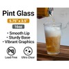 Ryan Blaney #12 Nascar 16 oz Pint Glass