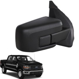 Marretoo for Ford F150 Right Passenger Side Door Mirror replacement for 2021-2025 F-150 Accessories 9 Pins Power Glass Temperature Sensor Heated Blind Spot Monitoring ML3Z17682VA RH