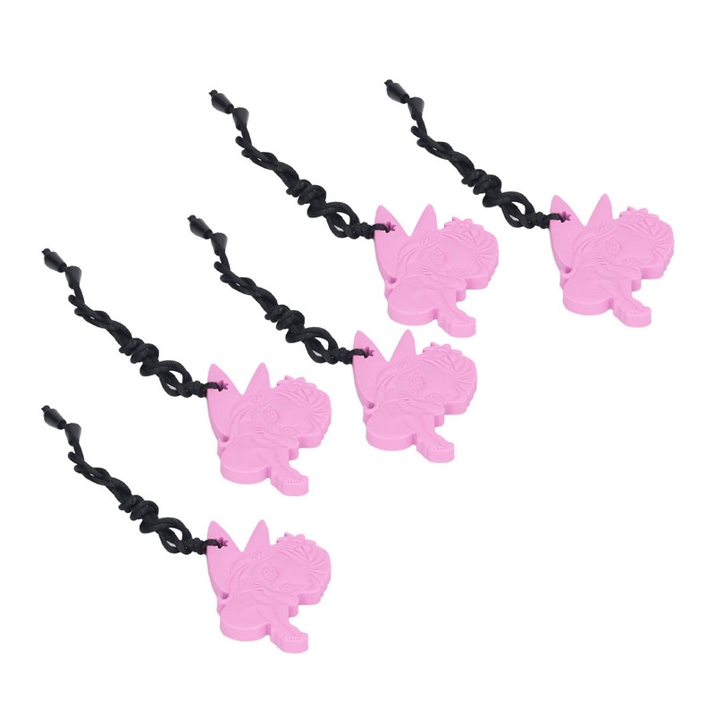 5Pcs Chew Necklace Food Grade Silicone Chewing Pendant for Toddlers