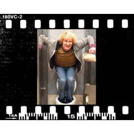 Dumb And Dumber Poster-Funny Bathroom Print-Hot Tub-Jeff Daniels-717 - 11x14, Unframed, Black and White