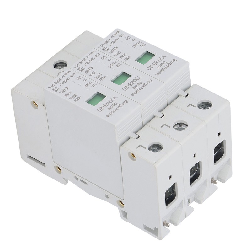Surge Protector Lightning Protection 3 Phase Flame Retardant Protective Device