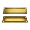 Fudatong 1 Pack 13 inch Solid Brushed Brass Mail Slot