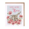 Wrendale Designs - 'Love Is In The Hare' Card