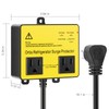 Refrigerator Surge Protector, Ortis Double Outlet Voltage Protector for Home
