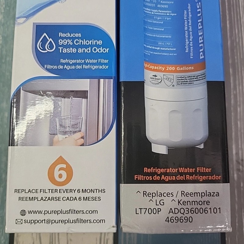 PP-RWF1200A-S PUREPLUS PP-RWF1200A Replacement Water Filter, Pack of 2 Sealed