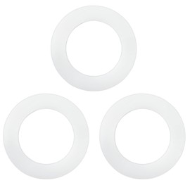 BKIFU Silicone THU407 O-Ring Seal Gasket for TOTO Toilet Drain Valve, 3 Pack, White, 2 Inch OD, Plumbing, Compatible with TOTO CST854ET, THU440-A, THU451, 10A-A, THU826-A