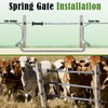 Hicarer 8 Set Electric Fence Spring Gate Handles Kit, Fence