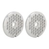 2pcs Meat Grinder Plate Professional Replaceable Efficient Safe Stainless Steel