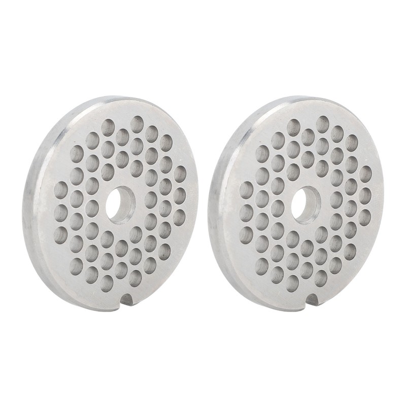 2pcs Meat Grinder Plate Professional Replaceable Efficient Safe Stainless Steel