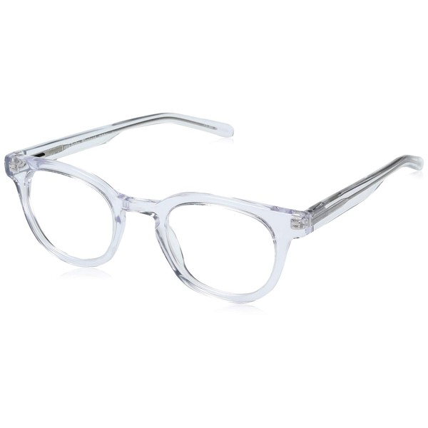 eyebobs Waylaid Unisex Premium Readers, Clear Crystal, 1.00 Magnification